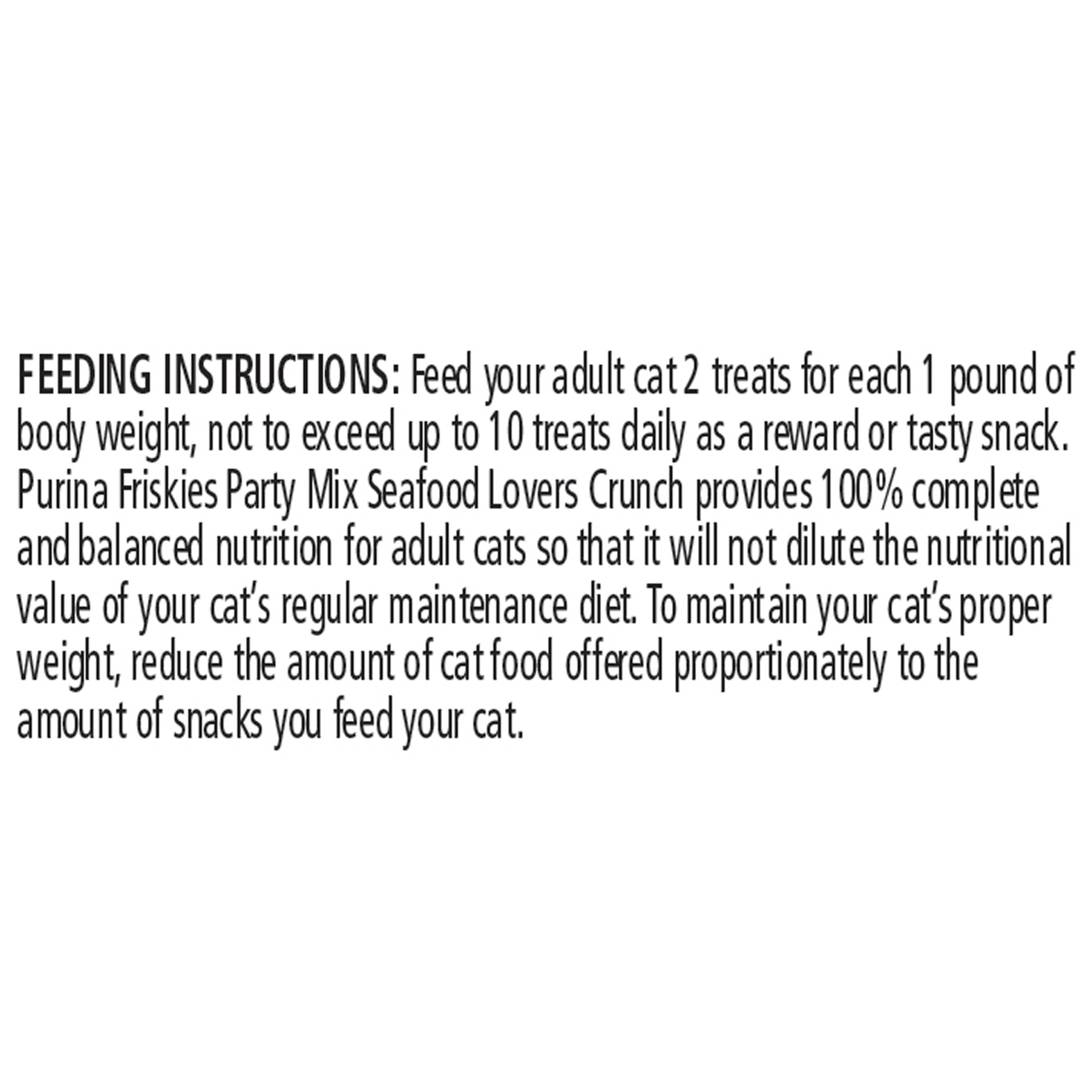 slide 9 of 9, Friskies Party Mix Seafood Lovers Crunch Adult Cat Treats, 6 oz