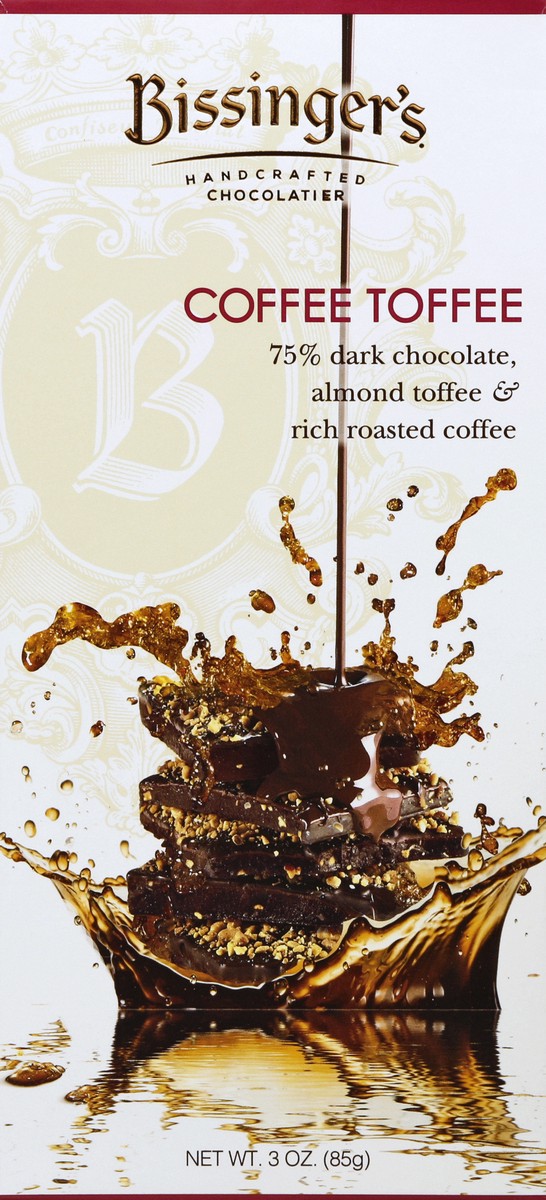 slide 4 of 4, Bissinger's Coffee Toffee 3 oz, 3 oz