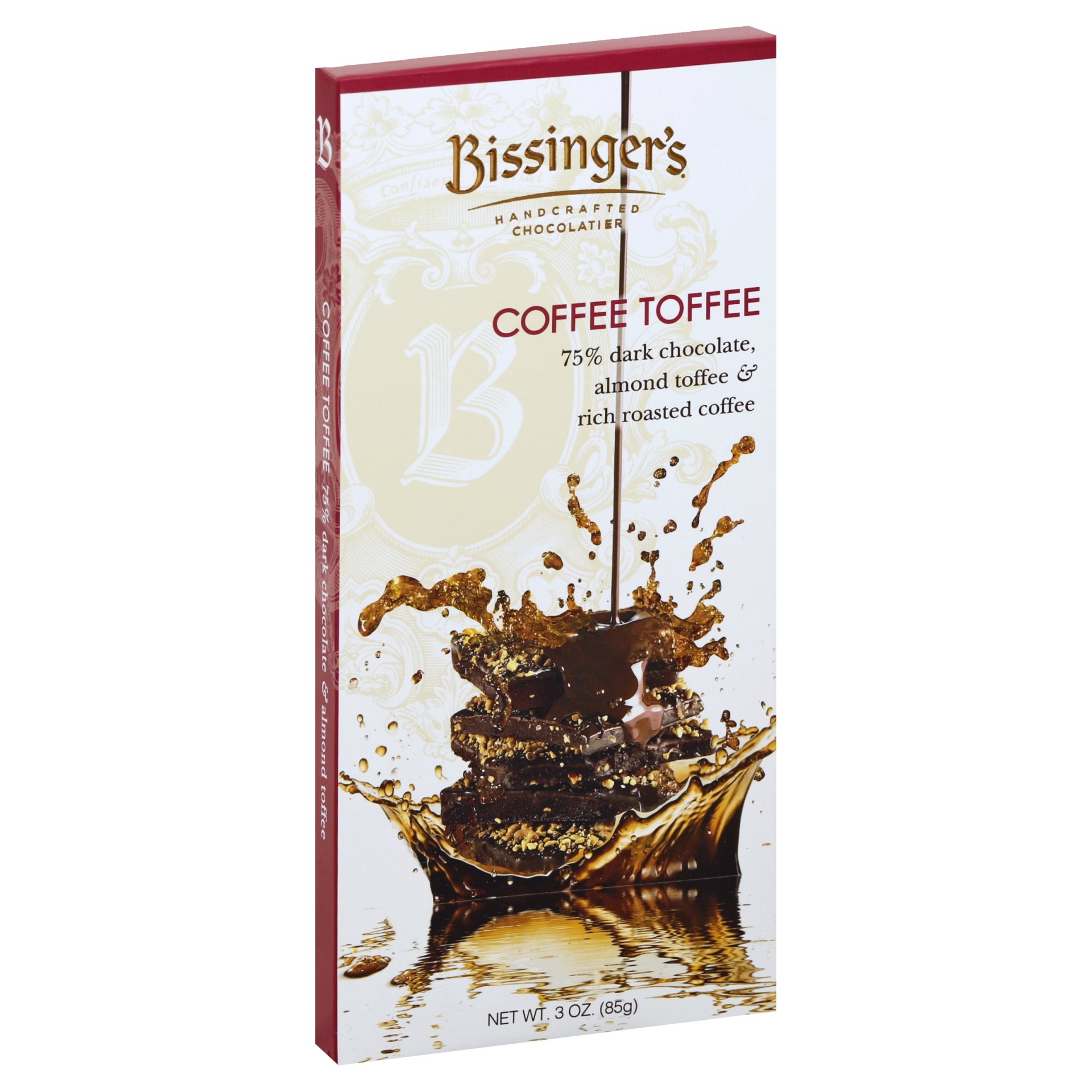 slide 1 of 4, Bissinger's Coffee Toffee 3 oz, 3 oz