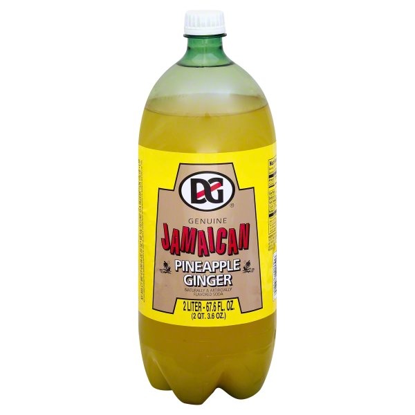 slide 1 of 1, DG Jamaican Pineapple Ginger Soda, 2 liter
