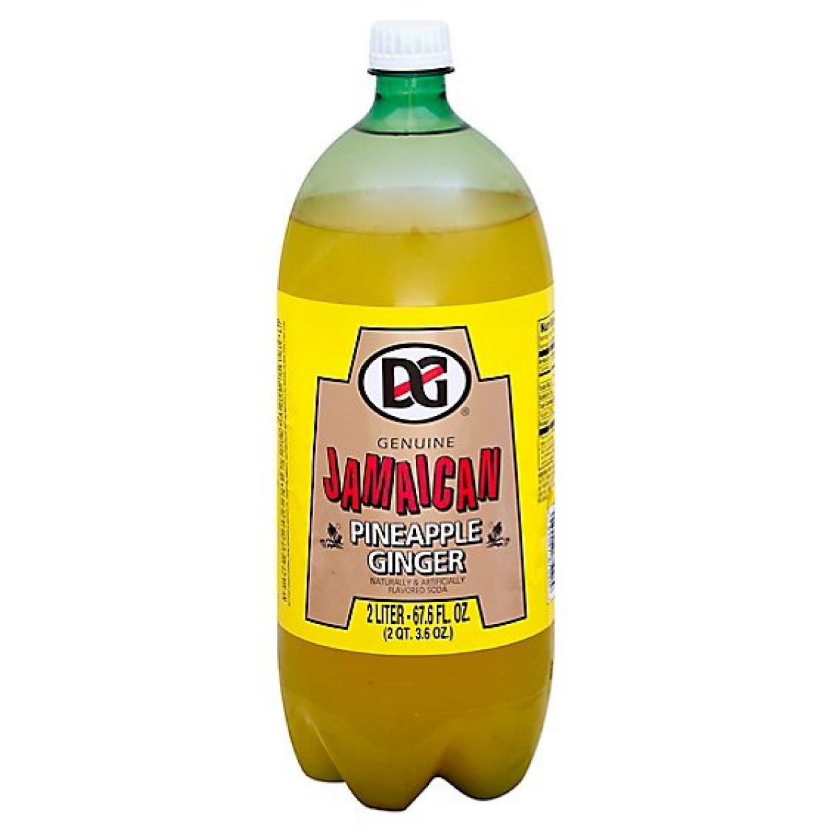 slide 1 of 1, DG Jamaican Pineapple Ginger Soda - 2 liter, 2 liter