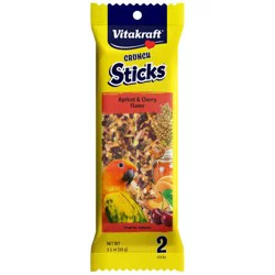 Vitakraft Apricot & Cherry Flavor Crunch Sticks