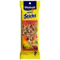 Vitakraft Apricot & Cherry Flavor Crunch Sticks