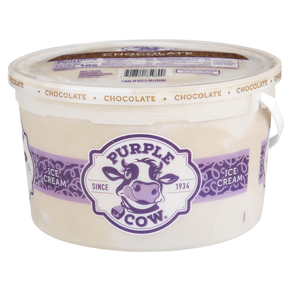 Purple Cow Chocolate Ice Cream 1 gal | Shipt