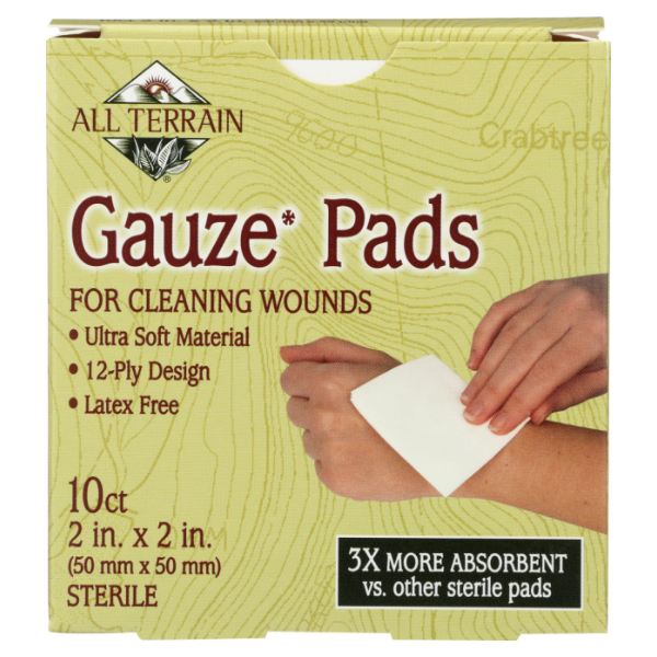 slide 1 of 1, All Terrain Gauze Pads, 1 ct