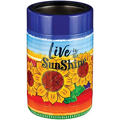 slide 1 of 1, Haven & Key Sun Shine Sunflower Summer Can Cooler, 1 ct