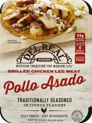 Del Real Foods Foods Grilled Chicken Leg Meat 15 oz
