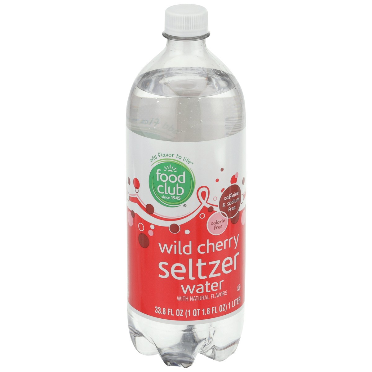 slide 6 of 9, Food Club Wild Cherry Seltzer Water - 33.8 fl oz, 33.8 fl oz