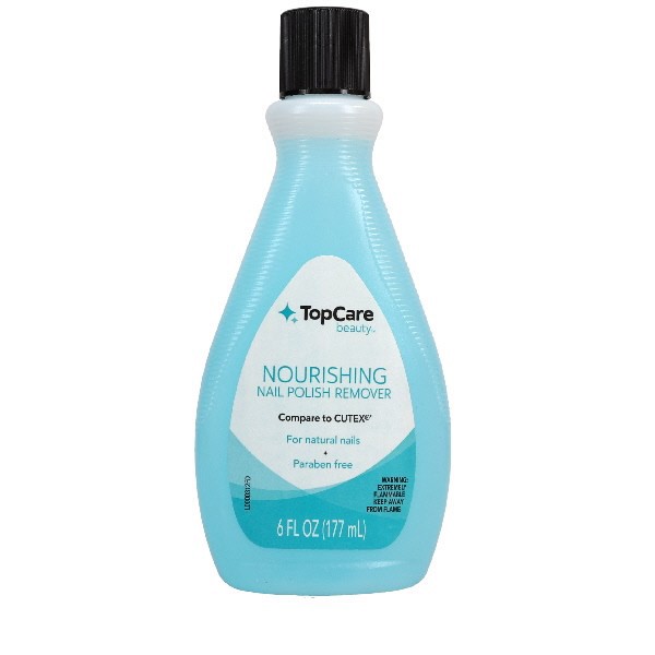 slide 1 of 14, TopCare Nourishing Nail Polish Remover, 6 fl oz