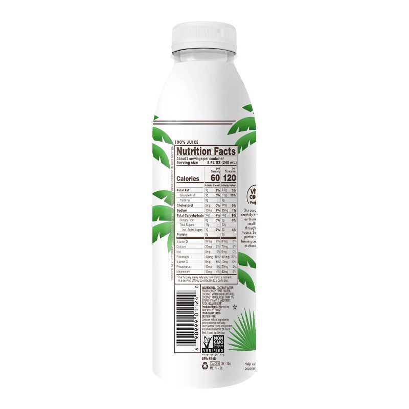 slide 2 of 3, Vita Coco Pressed Coconut Water Pet Bottle - 16.9 fl oz, 16.9 fl oz