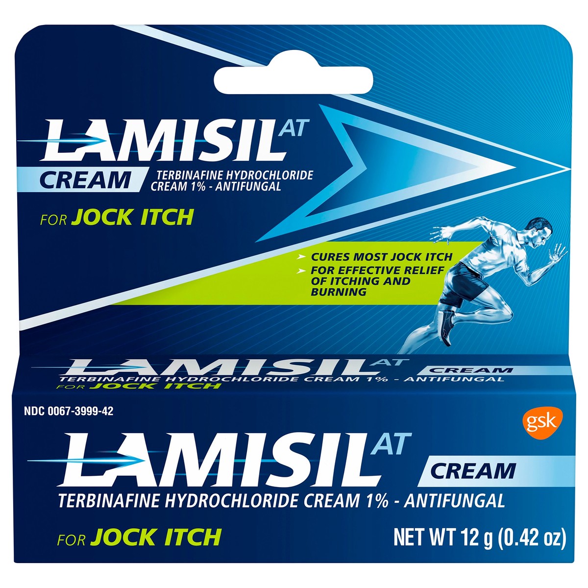 slide 1 of 9, Lamisil AT Antifungal Cream 12 oz, 0.42 oz