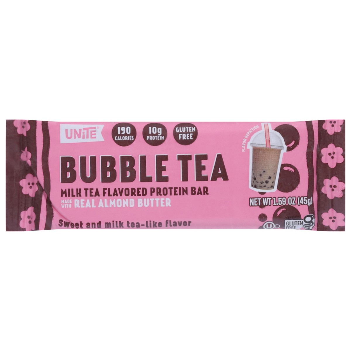 slide 4 of 13, Unite Bubble Tea Protein Bar 1.59 oz, 1.59 oz