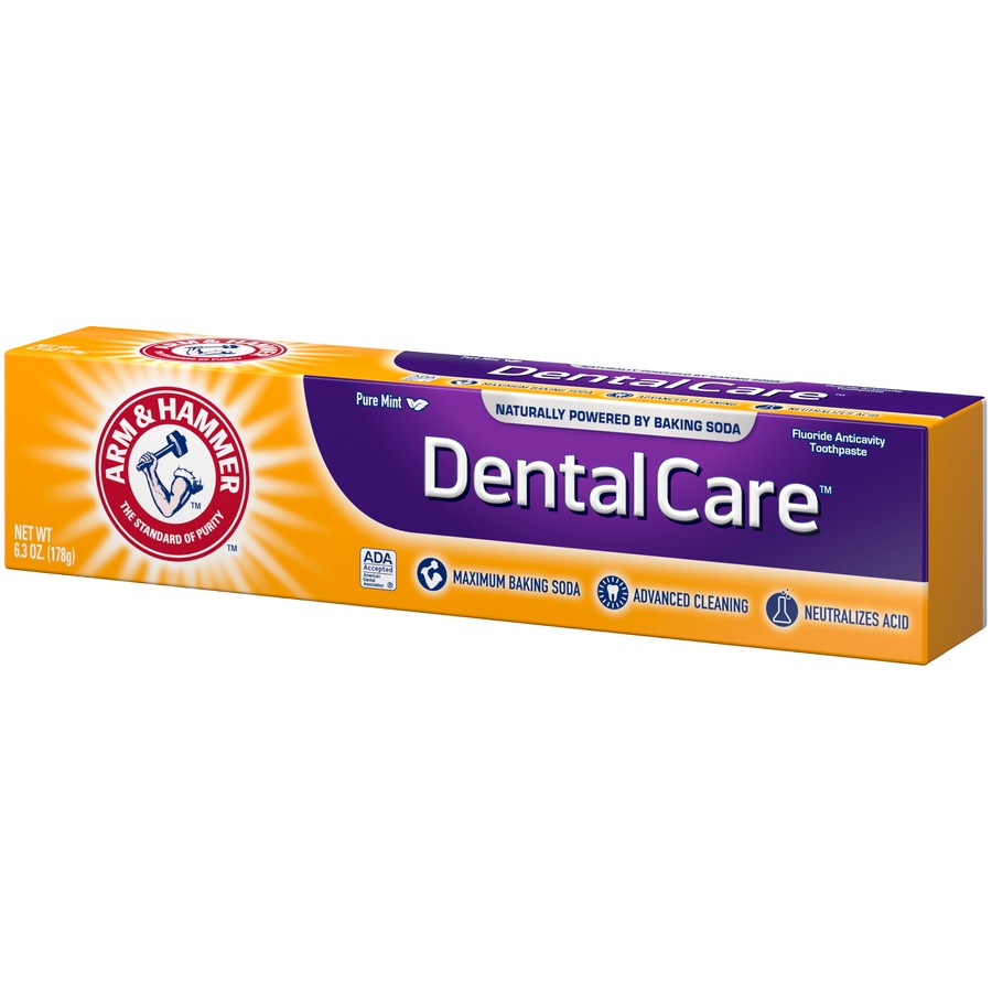 slide 3 of 4, ARM & HAMMER Advance Cleaning Dental Care Fluoride Toothpaste in Fresh Mint Flavor, 6.3 oz