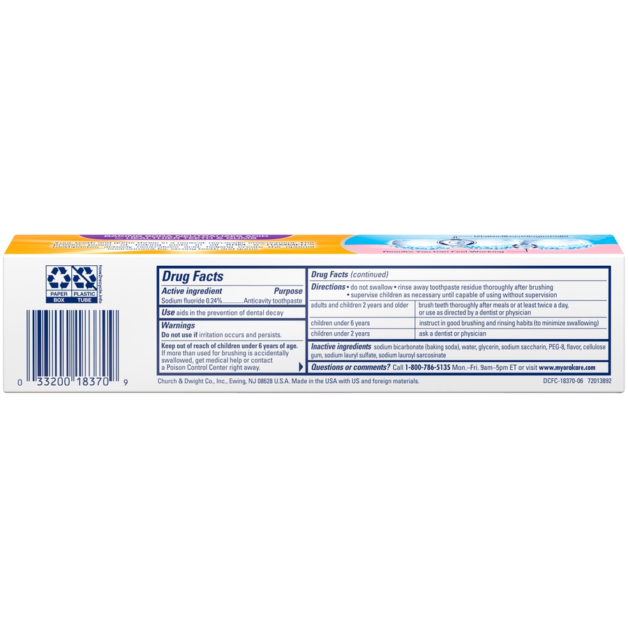 slide 4 of 4, ARM & HAMMER Advance Cleaning Dental Care Fluoride Toothpaste in Fresh Mint Flavor, 6.3 oz