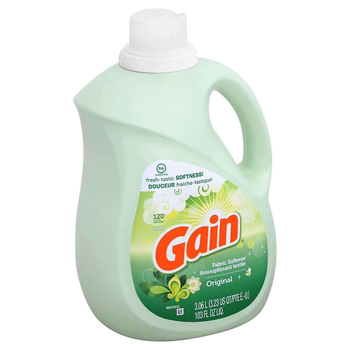 slide 3 of 3, Gain Fabric Softener 103 oz, 103 oz