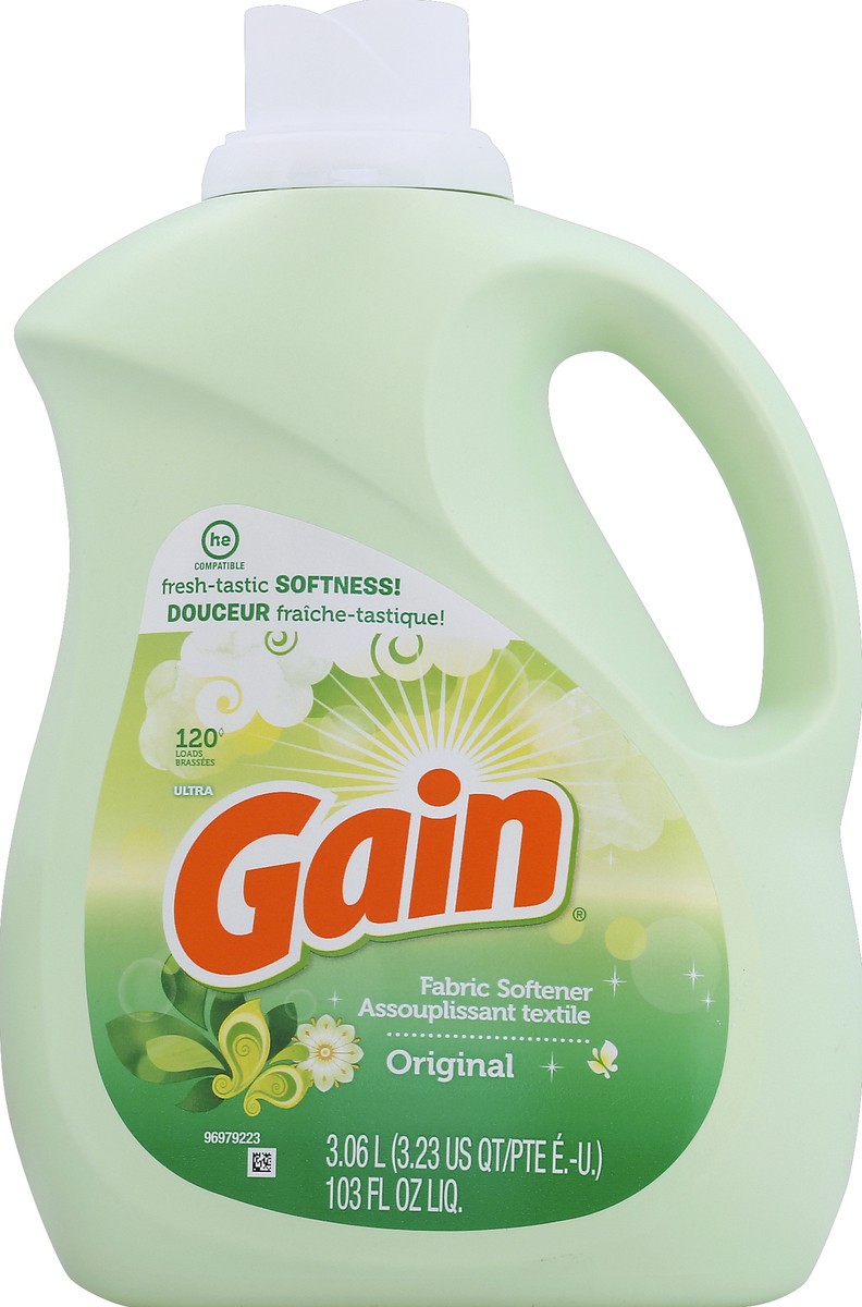 slide 1 of 3, Gain Fabric Softener 103 oz, 103 oz