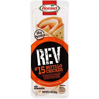 slide 1 of 1, Hormel Rev Buffalo Chicken Wrap, 3 oz