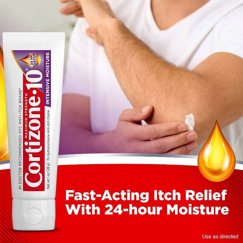 slide 3 of 8, Cortizone-10 Cortizone Maximum Strength Anti-itch Cream, 1 oz