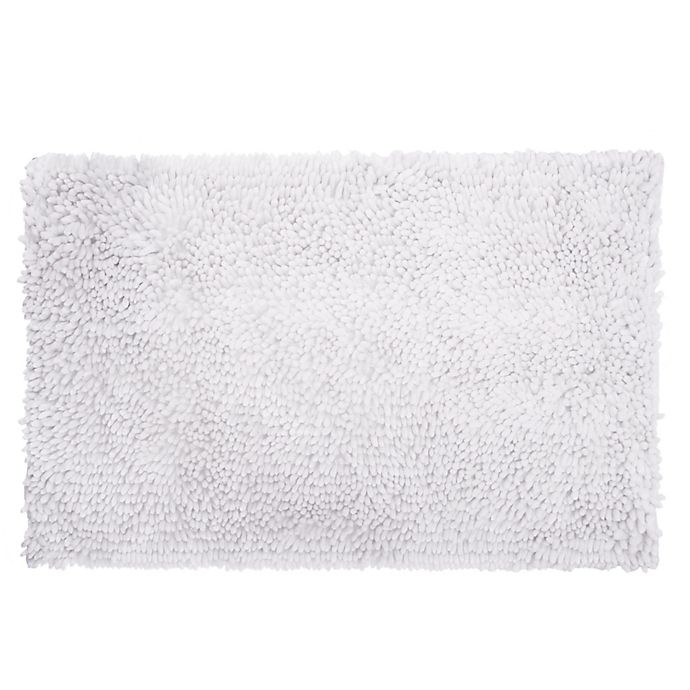 slide 1 of 1, Home Dynamix 24 x 40'' Plush Oversized Bath Rug - White'', 1 ct