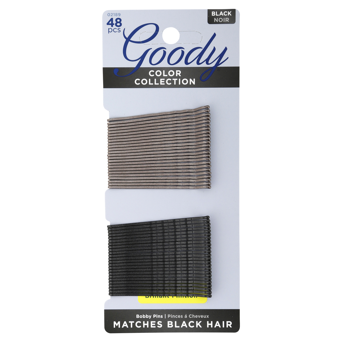 slide 1 of 1, Goody Colour Collection Bobby Pins Black/Brown, 58 ct