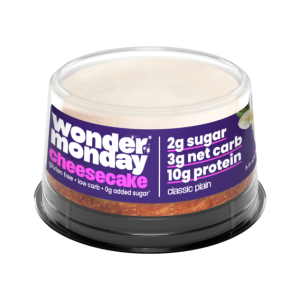 slide 1 of 1, Wonder Monday Classic Plain Cheesecake, 3.5 oz