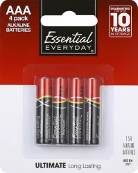 Essential Everyday Alk Aaa Batteries