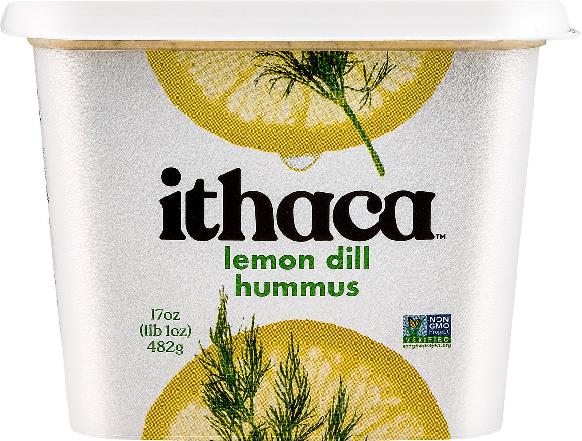 slide 8 of 9, Ithaca Cold-Crafted Lemon Dill Hummus 17 oz, 17 oz