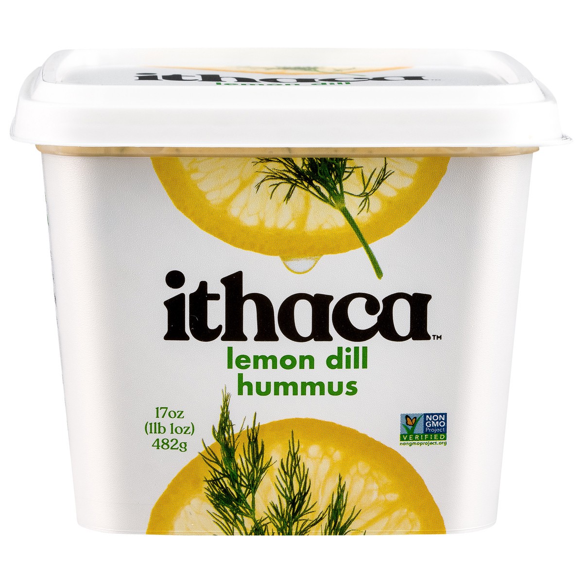 slide 1 of 9, Ithaca Cold-Crafted Lemon Dill Hummus 17 oz, 17 oz