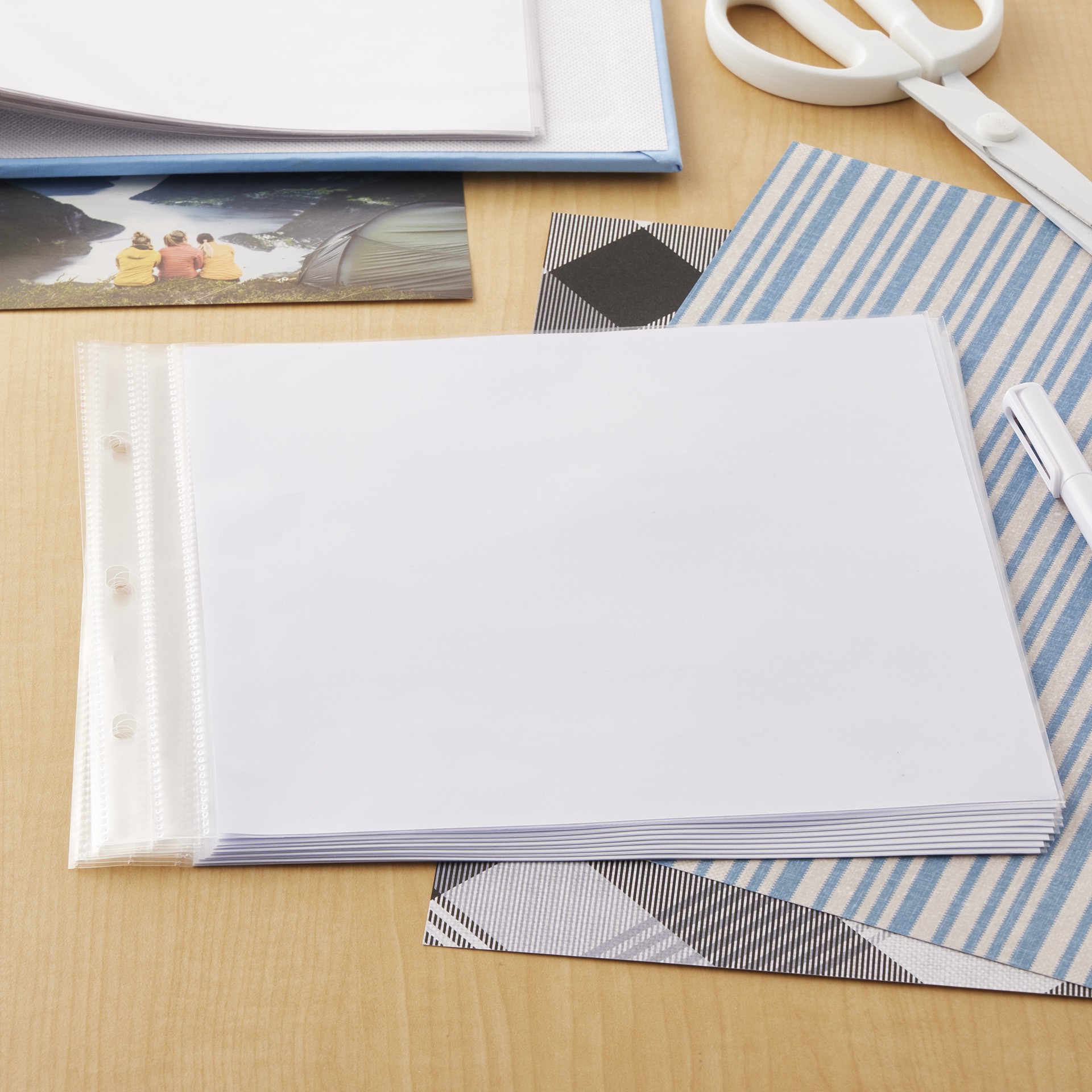 slide 2 of 2, Scrapbook Album Refill By Recollections, 8" X 8", 8 in x 8 in