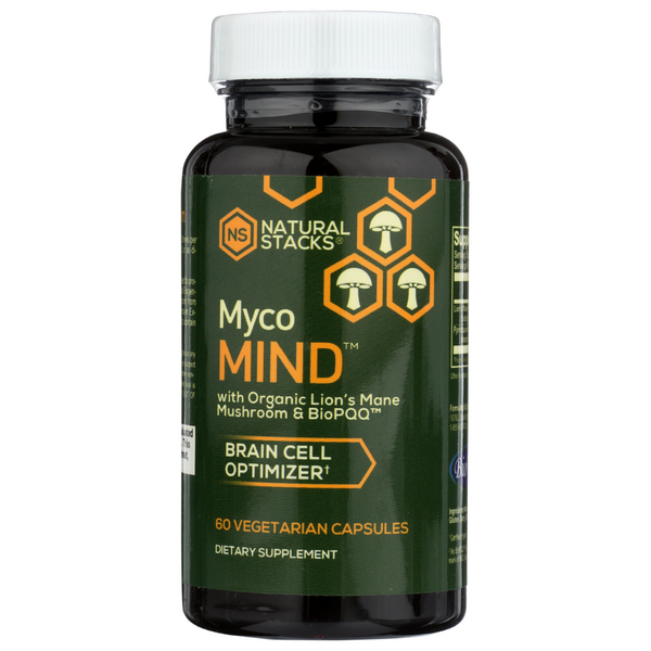 slide 1 of 1, Natural Stacks Myco Mind, 60 ct