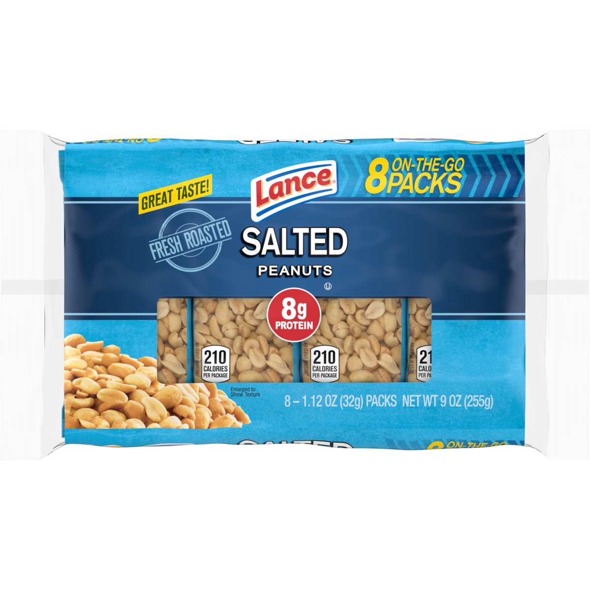 slide 1 of 5, Lance Salted Peanuts, 9 oz