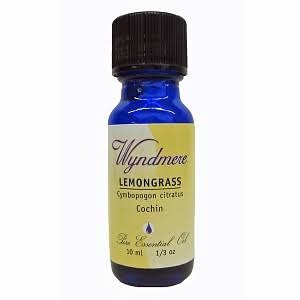 slide 1 of 1, Wyndmere Naturals Essential Oil Lemongrass, 0.34 fl oz