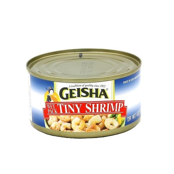 slide 1 of 1, Geisha Tiny Shrimp, 4 oz