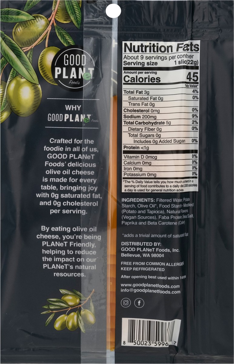 slide 4 of 14, Good Planet Foods Sharp Cheese Slices, 7 oz
