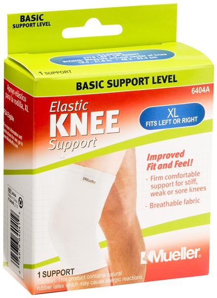 slide 1 of 1, Mueller Xl Elastic Knee Support, 1 ct