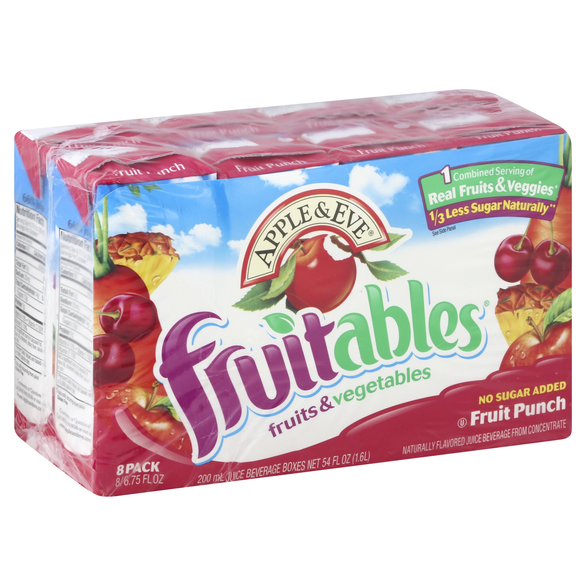 slide 1 of 4, Apple & Eve Fruit Punch Fruitables 66%, 54 fl oz