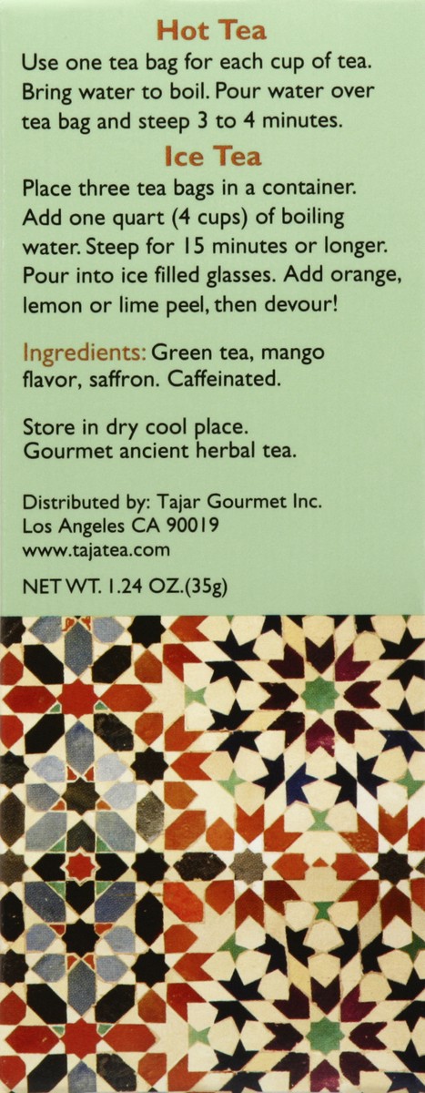 slide 3 of 4, Taja Tea Saffron Tea 20 ea, 20 ct