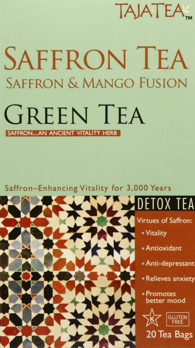 slide 4 of 4, Taja Tea Saffron Tea 20 ea, 20 ct