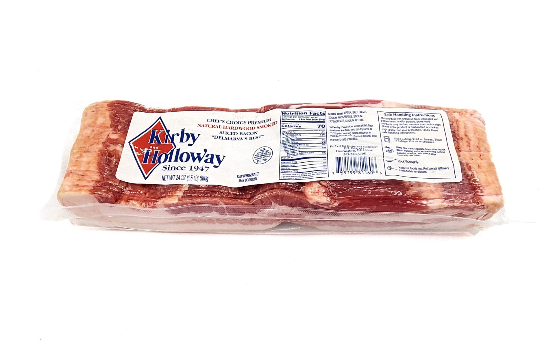 slide 1 of 1, K&H Thick Bacon, 24 oz