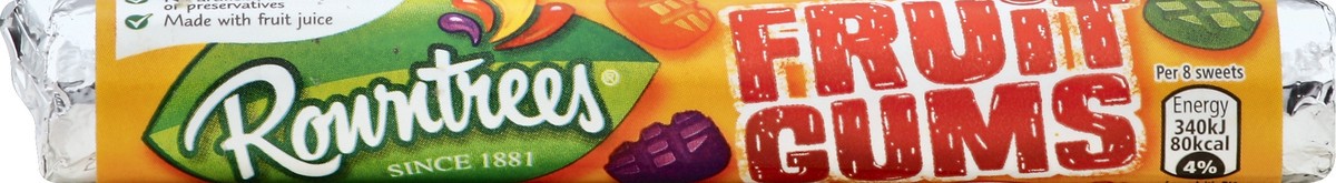 slide 3 of 3, Rowntree's Fruit Gums, 1.6 oz