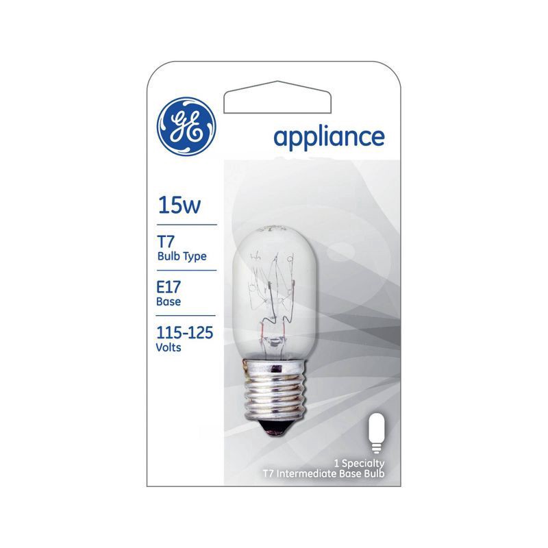 slide 4 of 5, GE Household Lighting 15w T7 Appliance Incandescent Light Bulb, 1 ct