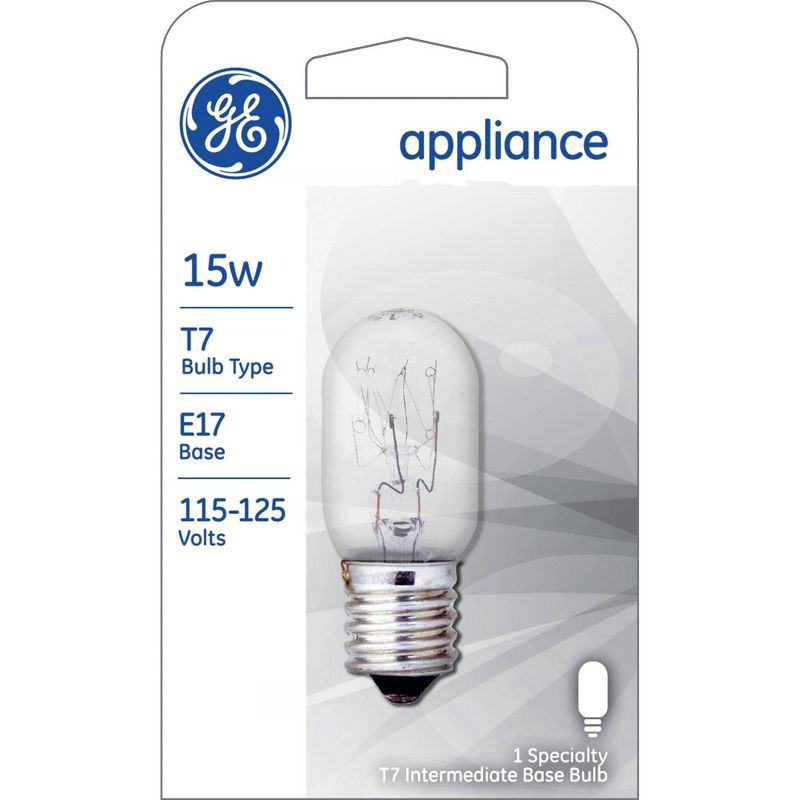 slide 5 of 5, GE Household Lighting 15w T7 Appliance Incandescent Light Bulb, 1 ct