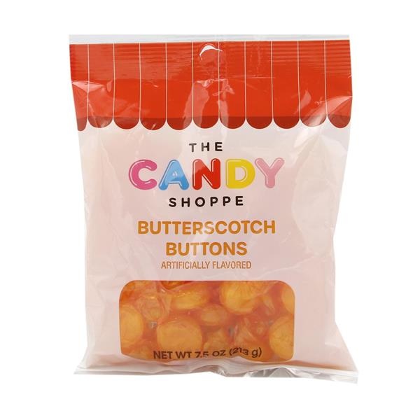 slide 1 of 1, Hy-Vee The Candy Shoppe Butterscotch Buttons, 7.5 oz