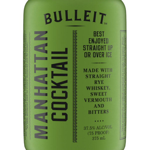 slide 10 of 10, Bulleit Manhattan Cocktail, 375 ml