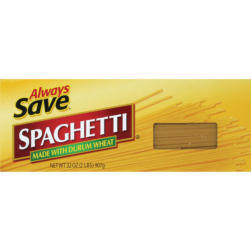 slide 1 of 1, Always Save Spaghetti, 32 oz