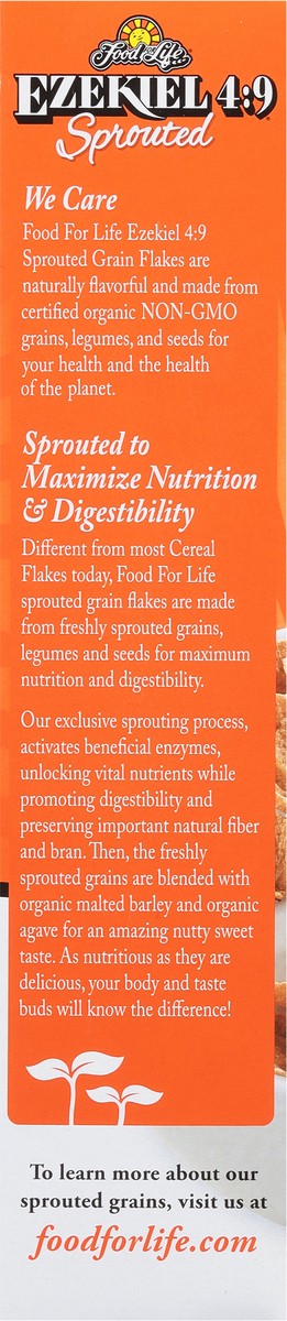 slide 7 of 9, Ezekiel 4:9 Sprouted Flourless Flake Original Cereal 14 oz, 1 ct