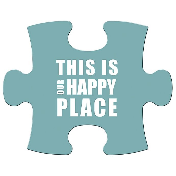 slide 1 of 3, WallVerbs Mix & Match Puzzle Wall Art This is Our Happy Place'' Piece'', 1 ct