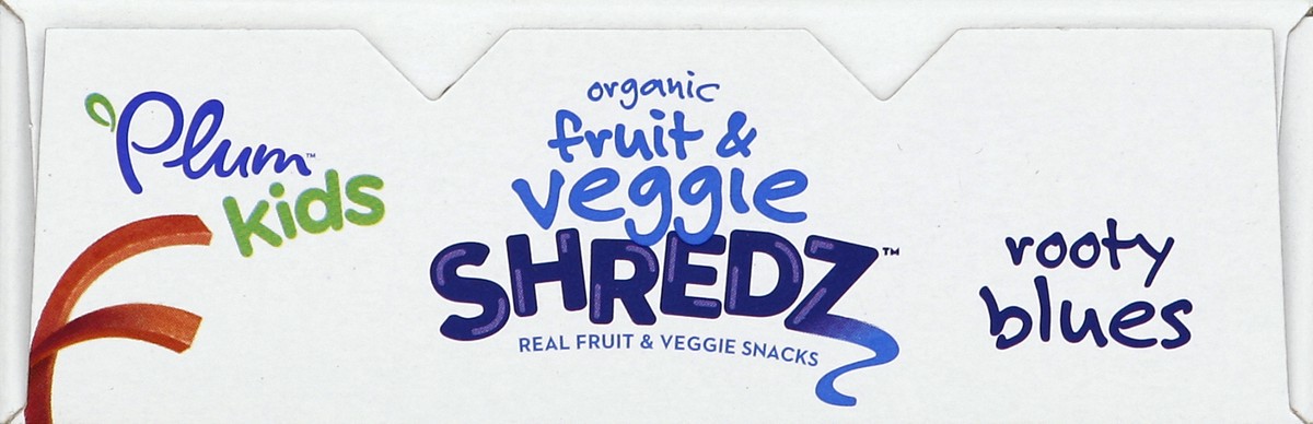 slide 2 of 4, Plum Kids Rooty Blues Organic Fruit & Veggie Shredz, 3.15 oz