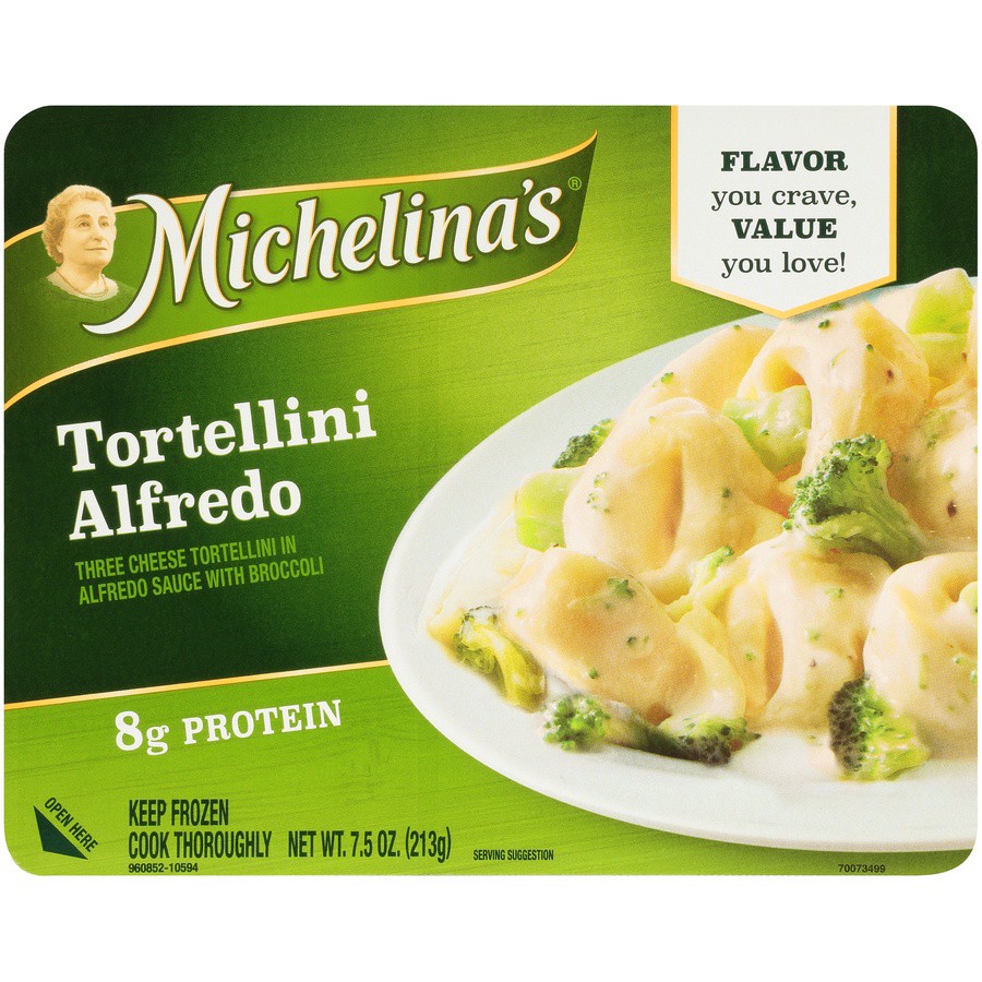 slide 1 of 9, Michelina's Tortellini Alfredo, 7.5 oz