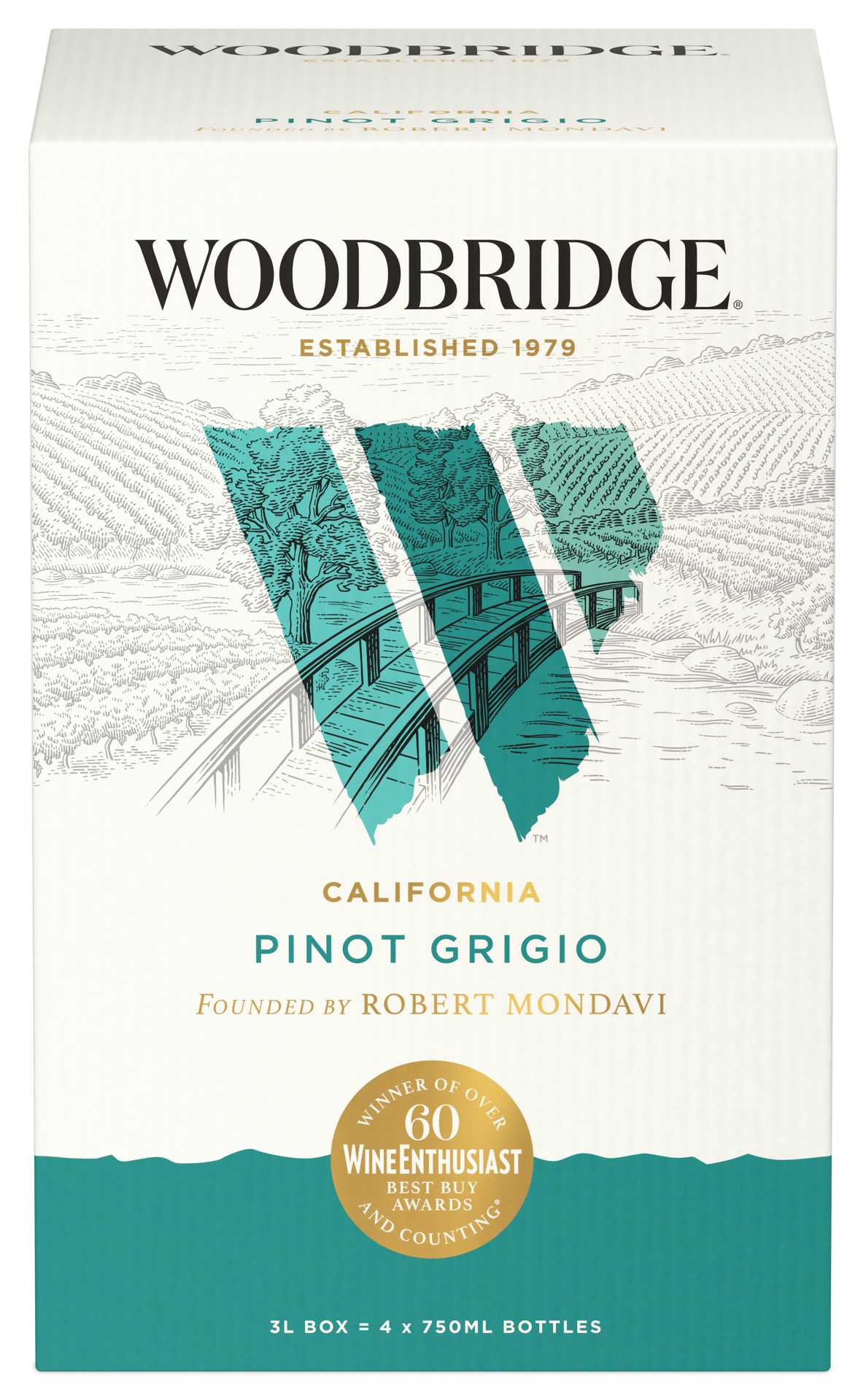 slide 1 of 5, Woodbridge by Robert Mondavi Pinot Grigio, 3000 ml